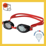 【FINA approved】arena junior swimming goggles Trenty black/smoke/red free size with anti-fog (Linon function) AGL-4100J