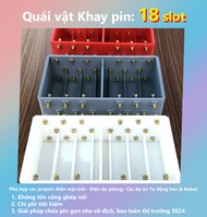 Khay pin "Quái vật" 18650 x18 (New2024)