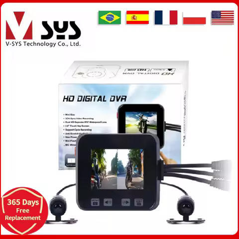 C6 Car Full Hd Dual Lens 720p Motorcycle DVR Camera, The Car Camera Supports G Sensor And GPS