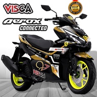 Decal Aerox 155 Connected 2021 2022 Full Body Stiker Aerox 155 Connected 2021 2022 Keren Striping Ae