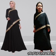 TERPERCAYA ABAYA SARI INDIA IBU DAN ANAK//ABAYA HITAM TURKEY N-3046