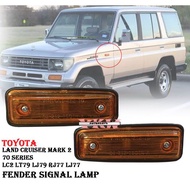 Toyota Land Cruiser Mark 2 LC2 70 Series LT79 LJ79 RJ77 LJ77 Fender Signal Lamp Side Lamp Light Sign