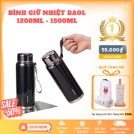BAOL Thermos Bottle 1200ml - 1500ml, 304 Stainless Steel Thermos Bottle, Retains Heat From 6H - 8H, 