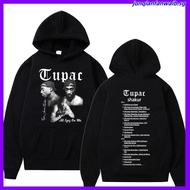 Rapper Tupac 2Pac Print Hop Hoodie Male Vintage Sweatshirt