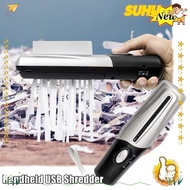 SUHU Handheld USB Shredder Portable Paper Documents Cutting Tool Shredders USB Powered Paper Shredders