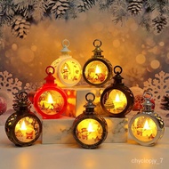 XY^Christmas Gift Holiday Portable Luminous Small round Light Kindergarten Christmas Eve Gift Christmas Decoration Deskt
