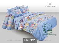 FOUNTAIN ชุดผ้าปู / นวม FTC 124 SANRIO BAD BADTZ-MARU XO ผ้าปู ผ้านวม 3.5 5 6 ฟุต wonderful bedding bed ชุดผ้าปู FTC124 ชุดที่นอน ชุดเครื่องนอน ชุดผ้านวม FTC 124 ครบชุด 124