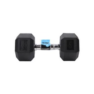 Dumbbell Rubber Dumbbell Hexagonal / Hexagonal Dumbbell 10 Kg