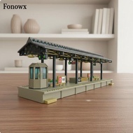 [AbabixaMY] HO Scale Train Station Station Stop Realistic Features HO Scale Station Station Stop Eas