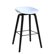 Stool Bar Chair High Foot Pedestal Bar Stool Wooden Leisure Dessert American Style Coffee Shop High 