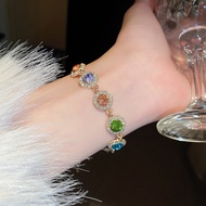 Colorful Dopamine Diamond Bracelet