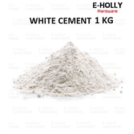 EHOLLY 1KG PACK WHITE CEMENT Simen Putih Dinding Wall Tile Floor Crack Repair Tiles Filler Grout Jub