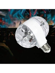 Bombilla LED Disco E27 RGB, Luces Giratorias para DJ, Decoración de Fiesta y Eventos Navideños, Ambiente Lumínico para Fiestas, Iluminación Decorativa