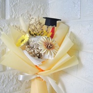畢業禮物 畢業花束 可擴香乾燥花束 永生花 乾燥花 索拉花