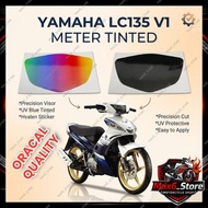 YAMAHA LC135 V1 METER TINTED LC135 OLD EXCITER 135 GP EX2010 SPEED METER COVER STICKER ORACAL BLACK 