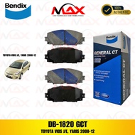 DB 1820 BENDIX BRAKE PAD FRT TOYOTA VIOS J/E, YARIS 2008-12