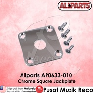 Allparts AP0633-010 Electric Guitar Square Metal Jackplate for Les Paul® Guitar Spare Parts Guitar R