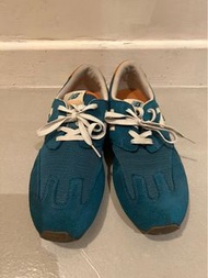 罕見復古new balance 慢跑鞋 古著 藍綠色 320 cross-country 麂皮 薄底