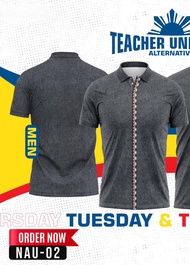 DEPED UNIFORM 2025 FULL SUBLIMATION DEPED TSHIRT FOR MEN AND WOMEN Monday to Thursday teachers unifo