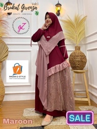 DISKON TERBATAS!!! Gamis Brukat Gwenza TERLARIS