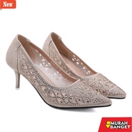 Shopee haul Heels Wanita XES X201-60 Women's Party Shoes, Wedding Heels