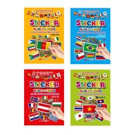 IQ-EQ-CQ development stickers - flag of the world Sticker - Flags of countries around the world - Co