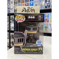 (R&G2) Funko POP DC Comics - Batman Knight Funko Exclusive (513) with Boss Protector