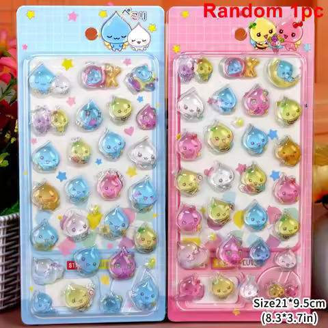 Cartoon Drop Seal 3D Relief Stickers Embossed Crystal Stickers DIY Laptop Phone Case Decorative Stic