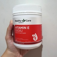 healthy care vitamin e vit e 500 iu 500iu 200 caps