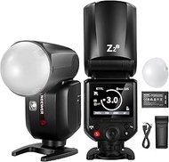 NEEWER Z2-C 2.4G TTL Round Head Flash Speedlite Compatible with Canon Cameras, Studio Photography Li