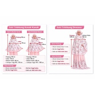 HOT SALE  TELEKUNG BUDAK ZURA ROSE VIETNAM TAHUN 2-12Anak Viscose Clothing Cotton Kanak solat Black 
