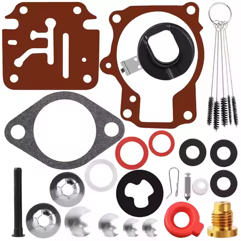 Carburetor Rebuild Kit Johnson Evinrude Outboard Motor 9.9HP 14HP 15HP 18HP 20HP 25HP 28HP 30HP 35HP