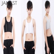 3แพ็ค LESMASK ด้านหน้า Buckle Hook Breathable บาง T Corset เสื้อกั๊กเสริมแรงกีฬากันกระแทกหน้าอกใหญ่ห