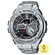 CASIO GST-210D-1A / Men Watch / G-SHOCK / G-Steel / Analog-Digital / World Time / SS Bracelet / Blac