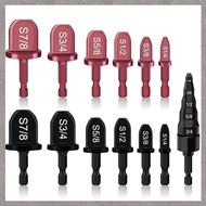 13 PCS Copper Flaring Tool Pipe Expander HVAC Repairing Kit Black &amp Wine Red 1/4In3/8In1/2In5/8In