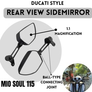 Motorcycle Side Mirror for MIO SOUL 115| Ducati Style Rear Side Mirror