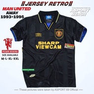 ASPORT M4N UNITED RETRO AWAY 1993 1995 RETRO MU KUNGFU GRADE A3