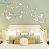 Mirror Wall Sticker DIY Butterfly Acrylic Art Three-dimensional Drawing