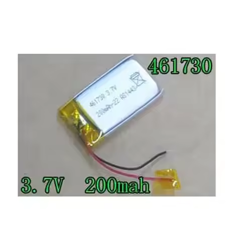 4Pcs/Lot 461730 3.7V 200Mah Li-po Lithium Ion Rechargeable Battery