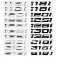 ABS Plastic BMW 116i 118i 120i 125I 128i 130i 135i 218i 316i 516i Car Sticker Modified Letter and Nu