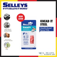 Selleys Knead It Steel 50g Epoxy Polymer Putty Compound