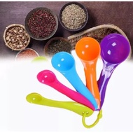 Multipurpose colored plastic kitchen spice measuring spoon cake measuring spoon/ 1g syrup medicine m