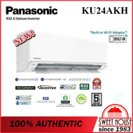 Panasonic [2.5HP] X-Deluxe R32 Aero Series Air Conditioner CS-KU24AKH-1, CS-KU24AKH, (AirCond,Air Co