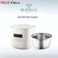 Buffalo 0.6L Mini Smart Stainless Steel Rice Cooker KW86| 牛头牌 0.6L 迷你 多功能 不锈钢 饭锅
