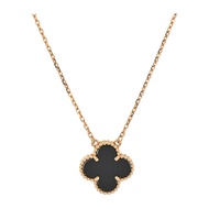 【二手】梵克雅寶 (Van Cleef & Arpels) 復古 Alhambra 項鍊 VCARA45800 K18 黃金