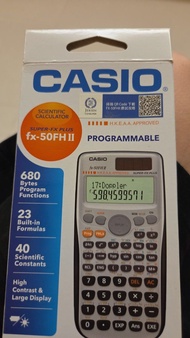 Casio fx-50FH II 科學計算機