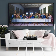 The Last Supper by Leonardo Da Vinci Famous Abstract Canvas Painting Affiche Scandinave Wall Art Pic