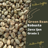 green bean / Biji kopi robusta Ijen 1 kg - Biji Kopi Mentah