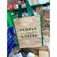 Starbucks reusable bag fit 2 tumbler/cup 29x6 x 14CM