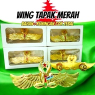 MERAH Thick red cast wing wing/ thick cast red treadPRAMUKA